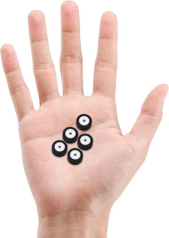 5 Pcs Rubber Bearing Roller Guide Pulley Bearing Wheel Pinch Roller for Audio Radio Tape Recorder in Saudi Arabia
