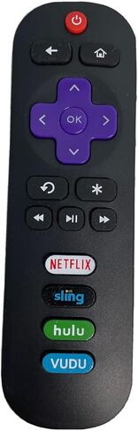 جهاز التحكم عن بعد لتلفزيون TCL Roku - جهاز تحكم RC280 لا يتطلب برمجة - استبدال جهاز التحكم عن بعد لتلفزيون Roku لـ 40S325 55S405 40S305 65S535 49S515 Control TCL Roku TV in Kuwait