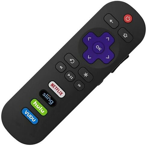 جهاز التحكم عن بعد لتلفزيون TCL Roku - جهاز تحكم RC280 لا يتطلب برمجة - استبدال جهاز التحكم عن بعد لتلفزيون Roku لـ 40S325 55S405 40S305 65S535 49S515 Control TCL Roku TV in Kuwait