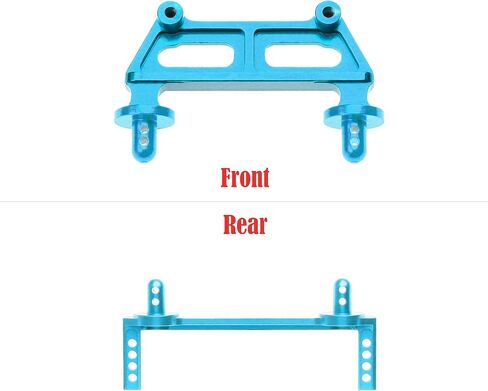 for Hyper Go H16BM Upgrade Parts Front Rear RC Shock Mounts Tower and Body Pillars Upgrade Parts for MJX Hyper Go H16GT H16DR H16 16207 16208 16209 16210 Jetwood 1/16 Scale Upgrade kit Red in Kuwait