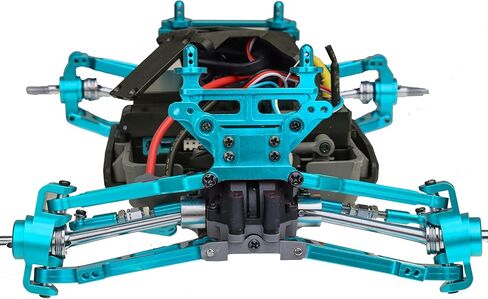 for Hyper Go H16BM Upgrade Parts Front Rear RC Shock Mounts Tower and Body Pillars Upgrade Parts for MJX Hyper Go H16GT H16DR H16 16207 16208 16209 16210 Jetwood 1/16 Scale Upgrade kit Red in Kuwait