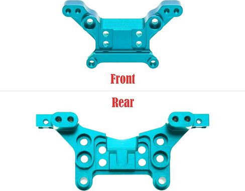 for Hyper Go H16BM Upgrade Parts Front Rear RC Shock Mounts Tower and Body Pillars Upgrade Parts for MJX Hyper Go H16GT H16DR H16 16207 16208 16209 16210 Jetwood 1/16 Scale Upgrade kit Red in Kuwait