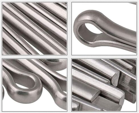 180 قطعة 304 الفولاذ المقاوم للصدأ كوتر دبوس كليب مفتاح السحابة المناسب مجموعة متنوعة ، لميكانيكا السيارات إصلاح المحرك الصغير in Kuwait