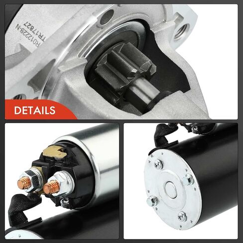 A-Premium Starter Motor Compatible with Hyundai Accent 2001-2010, Kia Rio Rio5 2006-2010 & Dodge Verna 2004-2006, 1.5L 1.6L, Manual Transmission Only, 12V 0.9KW 8 Teeth Clockwise, Replace# 3610022800 in Saudi Arabia