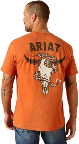 تي شيرت Ariat الرجالي Ratler Skull in Kuwait