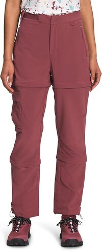THE NORTH FACE Women's Bridgeway Zip-Off Pant, Wild Ginger, 10 Regular in Saudi Arabia