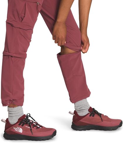 THE NORTH FACE Women's Bridgeway Zip-Off Pant, Wild Ginger, 10 Regular in Saudi Arabia