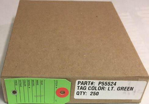 Paper Key Tag with Metal Rings - Green 250 Quantity (C5) in Kuwait