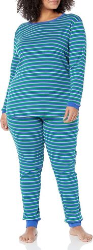 Amazon Essentials Women's Snug-Fit Cotton Pajama Set-Discontinued Colors in Saudi Arabia