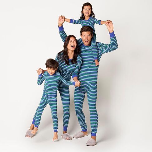 Amazon Essentials Women's Snug-Fit Cotton Pajama Set-Discontinued Colors in Saudi Arabia