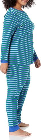 Amazon Essentials Women's Snug-Fit Cotton Pajama Set-Discontinued Colors in Saudi Arabia