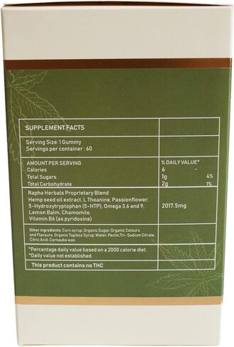 Gummies - Trial tin | 15 pcs | Restorative Rest | Calming | THC Free | Vegan | Gluten Free | Organic | Ultra high Potency in Saudi Arabia