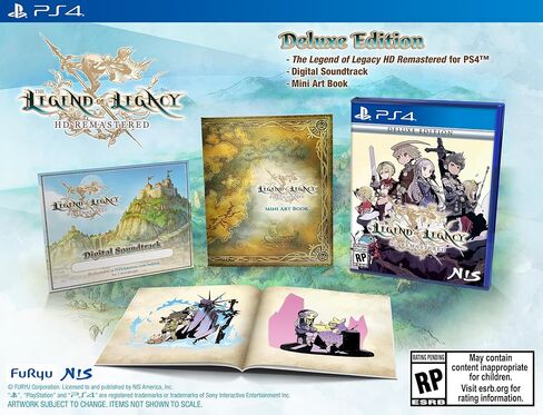 لعبة The Legend of Legacy HD Remastered: Deluxe Edition - بلاي ستيشن 4 in Saudi Arabia