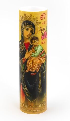 Our Lady of Perpetual Help LED Candle in Saudi Arabia