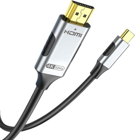 USB C to HDMI Adapter, USB_C Hub to 4K HDMI with 100W PD & USB 3.0 Port Multiport Digital AV Converter for MacBook, iPhone 15, Tablets, iPad Pro/air, Switch and More USB-C Devices (USB_C + HDMI 3IN1) in Kuwait