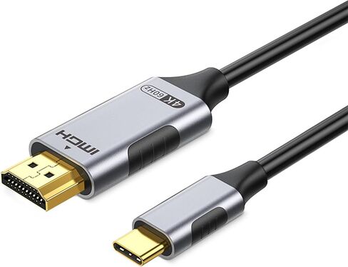 USB C to HDMI Adapter, USB_C Hub to 4K HDMI with 100W PD & USB 3.0 Port Multiport Digital AV Converter for MacBook, iPhone 15, Tablets, iPad Pro/air, Switch and More USB-C Devices (USB_C + HDMI 3IN1) in Kuwait