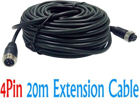 كاميرا احتياطية HD 1080P شاشة 7 بوصات، طقم كاميرا سلكية بمرآة الرؤية الخلفية للسيارة 4X 4 Pin AHD + شاشة IPS 4 سبليت مقاس 7 بوصات لشاحنة الحافلة مقطورة RV شديدة التحمل A701 in Kuwait