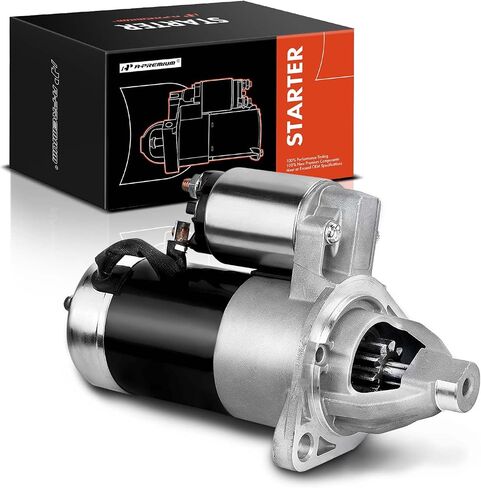 محرك A-Premium Starter متوافق مع Jeep Grand Cherokee 1993-1998 5.2L 5.9L، Grand Wagoneer 1993 5.2L، 12V 1.7KW 10 أسنان في اتجاه عقارب الساعة، استبدال # 56004934 in Saudi Arabia