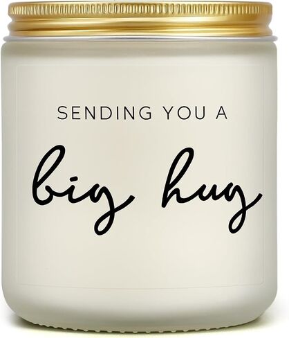 Thinking of You Gifts for Women, Get Well Soon Gift for Women, Cheer Up Feel Better for Birthday Christmas, Sorry for You Loss Sympathy Present for Friend Mothers Sister, Lavender Sending Hug Candle in Saudi Arabia