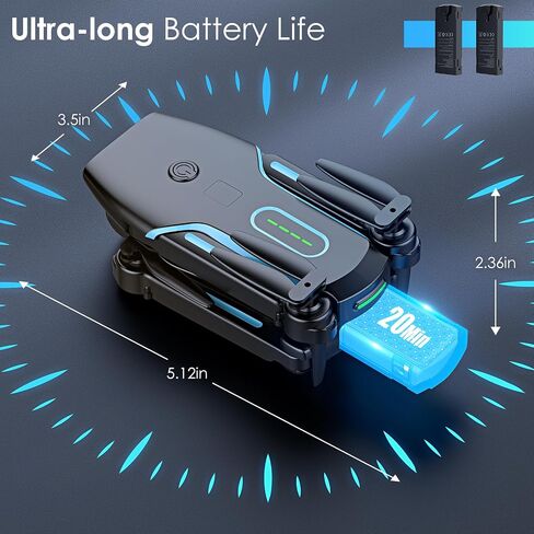 Drone JY08 Battery with a charger Compatible Drone, 2000mAh 3.7V in Saudi Arabia