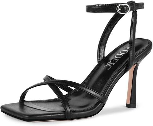 Womens Sandals Open Toe Strappy Sandals Ankle Strap High Heel Sandals for Wedding Party Daily Wear in Saudi Arabia