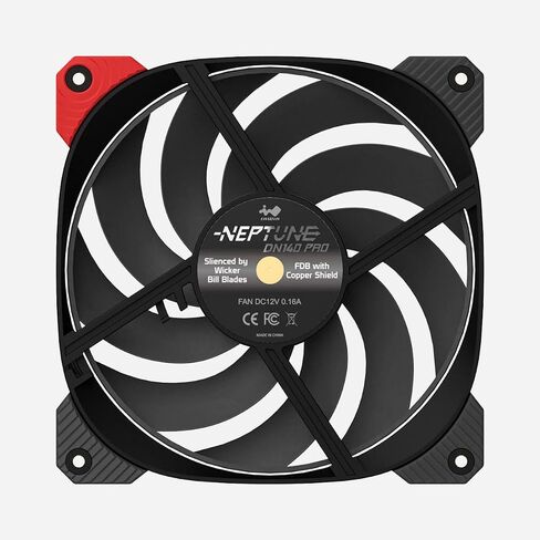 InWin DN120PRO PWM، مروحة هادئة ممتازة 120 مم، مروحة ضغط ثابتة بدرجة احترافية، محرك ثلاثي الطور، خيط لولبي معدني، PWM، FDB مع درع محمل نحاسي، 4 دبابيس (120 مم، أسود)، حتى 2200 دورة في الدقيقة in Kuwait
