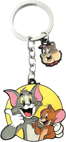 Tom Jerry Keychain Quality Metal Anime Cosplay Keychain Gifts for Men Woman in Saudi Arabia