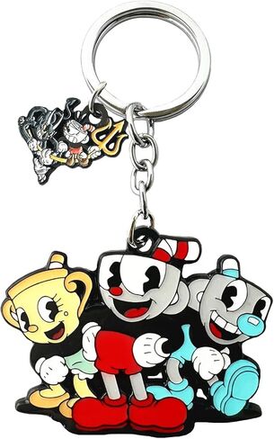 Cuphed Keychain Quality Metal Anime Cosplay Keychain Gifts for Men Woman in Saudi Arabia