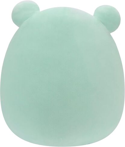 ضفدع فريتز الأخضر الأصلي مقاس 35.56 سم من Squishmallow مع بطن مطبوع عليه عيد الفصح - قطيفة كبيرة رسمية من Jazwares in Saudi Arabia