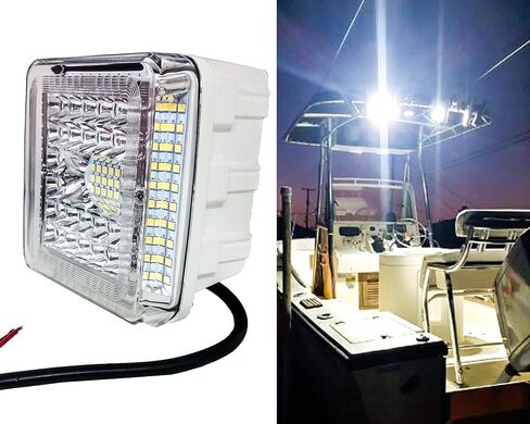 4" High Output 360° Wide Beam LED Work Light Driving Offroad Track Trailer Tractor Heavy Equipment Vehicles Combo Beam 12-32 Volts in Saudi Arabia