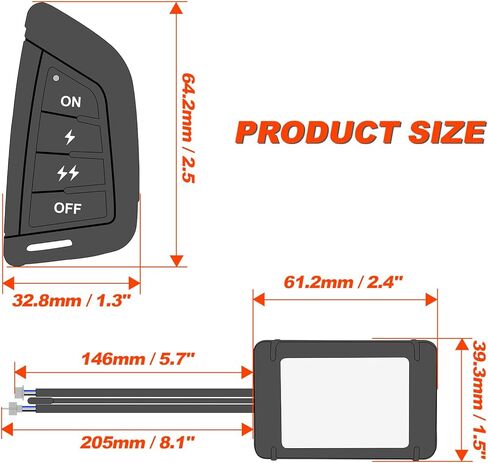 مفتاح التحكم عن بعد لتسخير أسلاك الضوء LED، وحدة تحكم في الإضاءة اللاسلكية تشغيل/إيقاف فلاش ستروب متوافق مع 2 من الخيوط المساعدة لقيادة الضباب الخفيف طقم تسخير الأسلاك in Kuwait