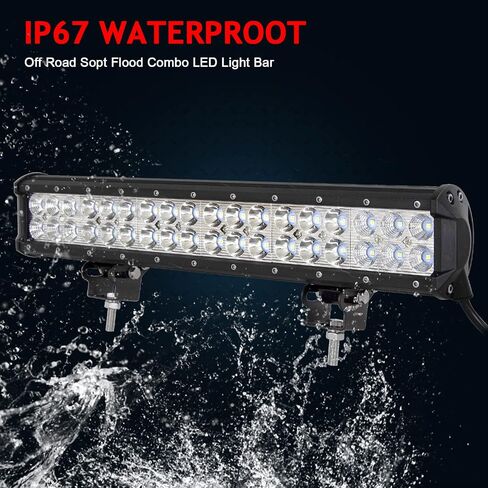Willpower 12 inch 72W Spot Flood Combo LED Work Light Bar for Truck Car ATV SUV 4X4 Jeep Truck Driving Lamp (72W,Combo) in Saudi Arabia