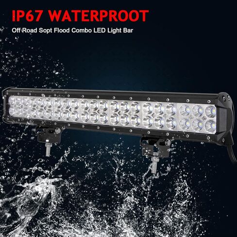 Willpower 12 inch 72W Spot Flood Combo LED Work Light Bar for Truck Car ATV SUV 4X4 Jeep Truck Driving Lamp (72W,Combo) in Saudi Arabia