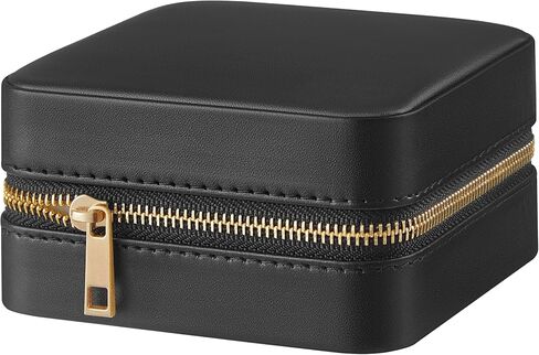 SONGMICS Jewelry Box, Travel Jewelry Case, 2-Layer Jewelry Holder Organizer, 4.6 x 6.3 x 3 Inches, Portable, Versatile Earring Storage, for Larger Accessories, Gift Idea, Cloud White UJBC166W01 in Saudi Arabia