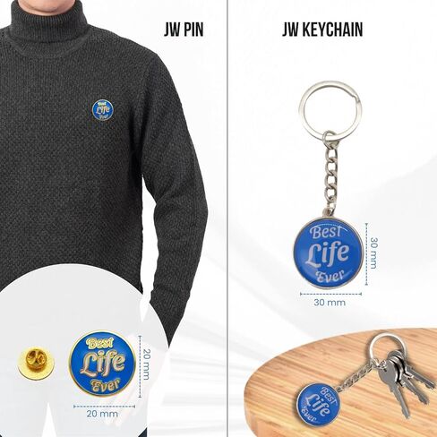 JW Ministry Essentials Gift Pack: JW Tract Holder Organizer, JW Notepad, JW Pin Badge, JW Keyring, Sticky Notes, JW Stickers & More! in Saudi Arabia