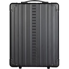 Aleon 17" Hybrid Aluminum Backpack for men and women. Fits up to 16" Laptop. Business Travel Laptop Backpack- Black Aluminum hard side, lightweight, perfect for city commuting,