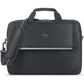 Solo New York Chrysler 17.3-Inch Laptop Briefcase, Black
