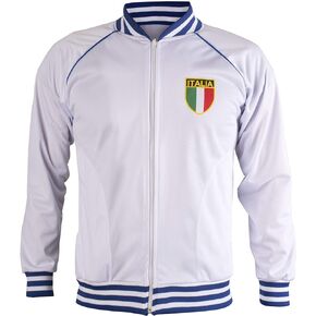 JL Sport Italy/Italia Jacket Retro Football Tracksuit Zipped Jacket Men Top