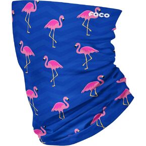 FOCO unisex adult Printed Neck Mask Gaiter Multiuse Face Scarf, Flamingo, Large US in Saudi Arabia
