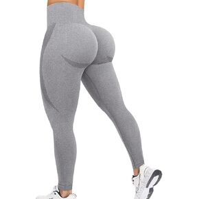 GILLYA Butt Lift Yoga Pants Seamless Ruched Butt Leggings Butt Lift Textured Anti-Cellulite Booty Lifting TIK Tok Leggings