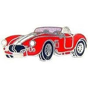 Classic Vintage Shelby Cobra (Red) Sports Car Jacket Backpack Hat Cap Lapel Pin in Saudi Arabia