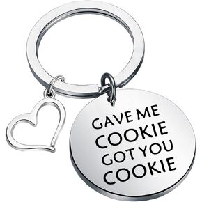 CHOOROTV Show Inspired Gift Funny Nick Miller Quote Gave Me Cookie Got You Cookie Keychain