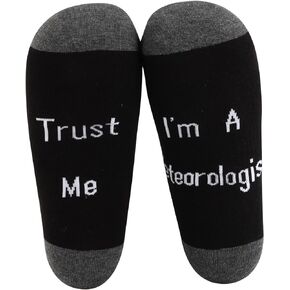 MBMSO Funny Meteorology Gifts 2 Pairs Trust Me I'm a Meteorologist Socks Gifts for Weather Lover Socks Future Weatherman Gift