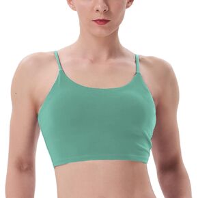 CQC Women's Sports Bra Fitness Workout Running Tank Top Breathable Quick-Dry Sweat-Absorbing Removable Pads Yoga Top