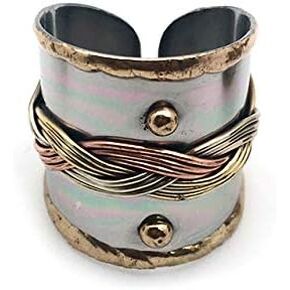 Mixed Metal Cuff Ring