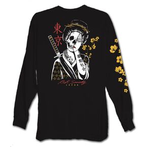 Riot Society Men's Long Sleeve Graphic and Embroidered Fashion T-Shirt