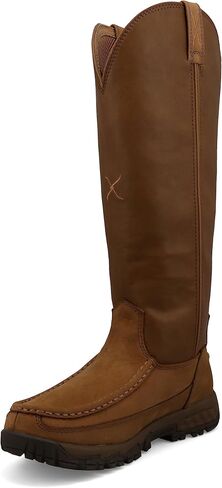 Twisted X Women's 16" Snake Boot, Lion Tan, 7.5 M in Saudi Arabia
