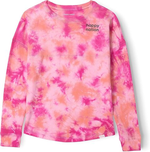 Girls Relaxed Cotton Long Sleeve T Shirt in Saudi Arabia