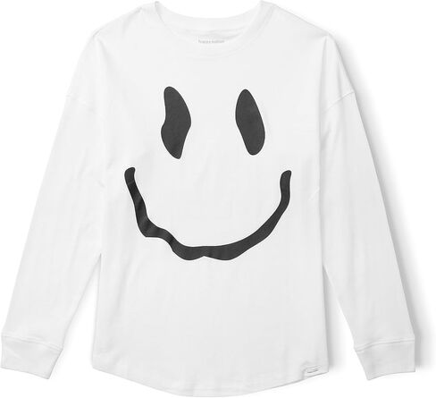 Girls Relaxed Cotton Long Sleeve T Shirt in Saudi Arabia