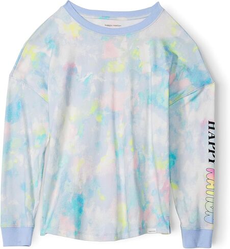 Girls Relaxed Cotton Long Sleeve T Shirt in Saudi Arabia